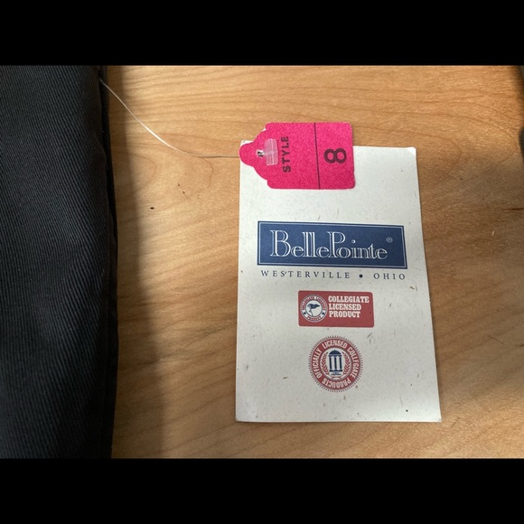 BellePointe Black Pleated Front Clemson University Shorts Women’s Size 8 - Picture 4 of 8